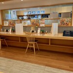 かつ敏 - カウンター席