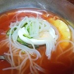 龍園 - 麺は細めで角が立っています