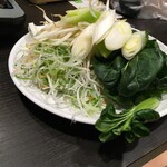 しゃぶ葉 - "野菜"
            