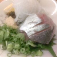 丸新 - 鯵のお刺身付き( ☆∀☆)