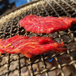 焼肉どうらく - ハラミオンザガス七輪