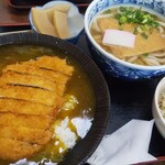 手打ちうどん　芭蕉 - カツカレー