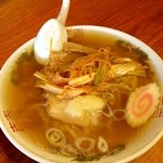 二代目 おやじの店 昌 - ニンニクラーメン＋ネギ：６５０円＋１００円