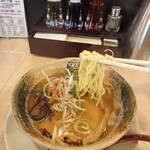 Yaki Ago Ramen Koike - 焼きあご塩らーめん(麺）