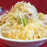 ラーメン二郎 - ラーメン小＋ニンニク多め＋ショウガ半分