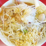 ラーメン二郎 - ラーメン小＋ニンニク多め＋ショウガ半分
