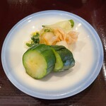 うなぎの豊川 - 漬物