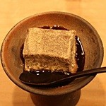 日本料理　百屋 - 生チョコきなこと黒蜜仕立て