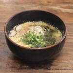 Aosa seaweed and egg soup