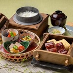 かごの屋 - うな玉せいろ蒸し副菜セット