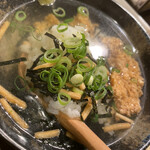 焼肉十九 - 鮭茶漬け　400円