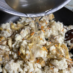 豆富山房 あさの - 干椎茸の戻し汁、みりん、酒、麺つゆとか適当に