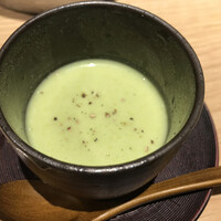 厳選焼鳥 一石三鳥 本店 - 枝豆のビシソワーズ