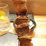 焼き鳥 ばかちん - 本日の豚バラ