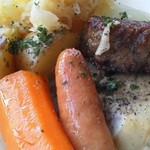 Hygge - 201210 Hygge　お肉のランチ（豚バラのシュークルート）メイン　拡大.jpg