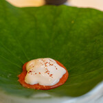 レストラン オオツ - 2021.6 フローズントマト トマトのジュース フロマージュブラン