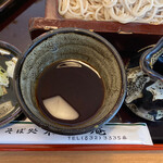 そば処　松月庵 - つゆ、薬味
