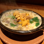 島之内 一陽 - 牛ロースとうにの玉子とじ