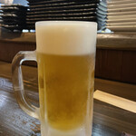 Shusai Dokoro Hironchi - 生ビールは大ジョッキ