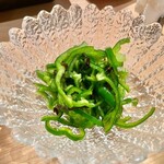 はっこく - 2021.5.  箸休め③ピーマンの塩昆布和え