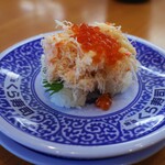 Muten Kura Zushi - こぼれ本ズワイガニにぎり