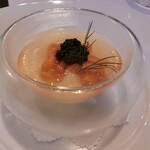 佛蘭西料理 名古屋 - 雲丹、カリフラワーのムース、キャビア