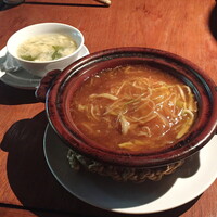 膳處漢ぽっちり - ふかひれほぐしあんかけご飯