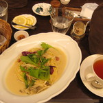 Afternoon Tea TEAROOM - 味噌味ソースのパスタ