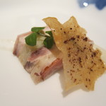 アピシウス - アミューズ・馬鈴薯とト鯖のミルフィーユ