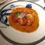 オマール海老のアメリケーヌソース　コリアンダーの香り