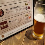 海鮮 イタリアンバル ルチアーノ - キリン496ラガービール系ですね！