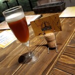 海鮮 イタリアンバル ルチアーノ - 名古屋赤味噌ビールテイスティングです。