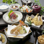 天ぷら つな八 - 季節メニュー　　扇