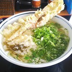 Sanuki Udon Kuuchan - かけ並310円 ちくわ130円 ゆかり100円 