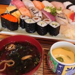 N Sushi - 寿司いっぱいランチ(平日限定)1100円