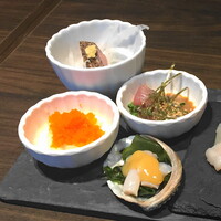 小野の離れ 博多本店 - 刺身盛り合わせ