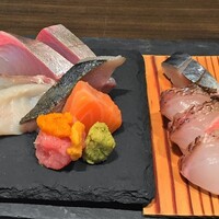 小野の離れ 博多本店 - 刺身盛り合わせ