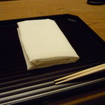 お料理 宮本 - ☆塗のお盆もお店にマッチしています☆