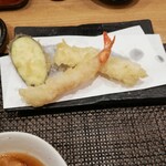 天ぷら 周平 - なす、えび、いか