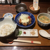 赤坂うまや - チキン南蛮と冷汁定食