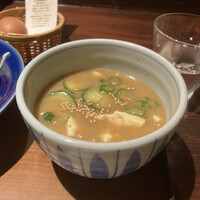 赤坂うまや - 冷汁は薬味と鰹出汁が効いて、あっさりとしているのにコクがあって美味しい！