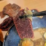 ラーメン おこじょ - ミンククジラの刺身