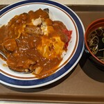 名代 富士そば - カレー親子丼