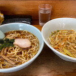 朝日屋 - 焼き大支那小(^^)焼き大は半分食す❣️