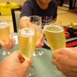 青山やまと - スパークリングとジュースで乾杯！おめでとう！