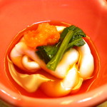 青山やまと - 休み肴　烏賊白子の湯霜　　芹、寒ずり卸し、とろりぽん酢