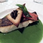 フランス料理グルメ - 真鯛のソテー　アップ