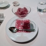 フランス料理グルメ - 葡萄のグラニテ