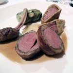 フランス料理グルメ - 子羊の３種盛合せ