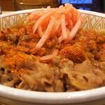 すき家 - 牛丼特盛3点セット800円 